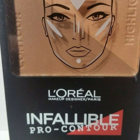 L'oreal Pro Contour Highlight Palette Deep #815 - Picture 1 of 6